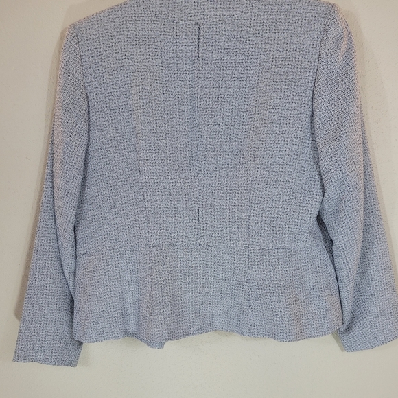 PENDLETON Blue Single Button Wool Blend Blazer Jacket Size 14 - Picture 14 of 15
